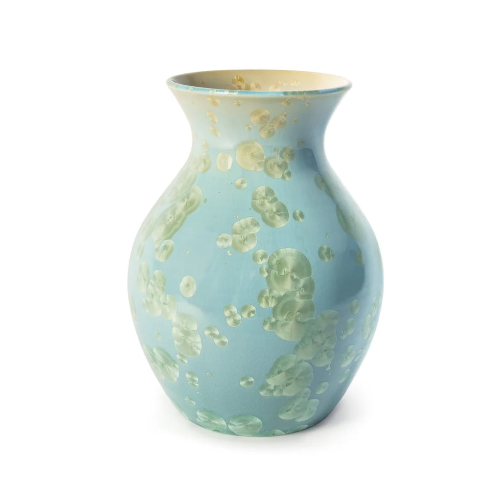 Simon Pearce Crystalline Curio Vase - Medium/Jade