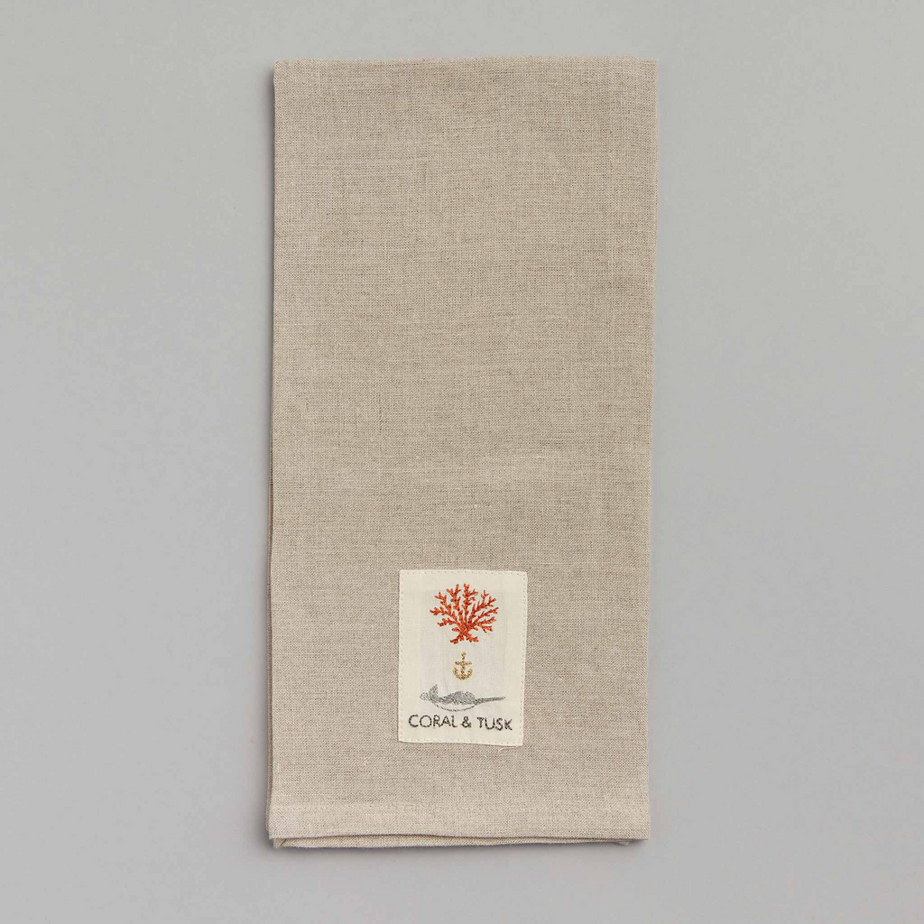 Lady Desert Quail Tea Towel