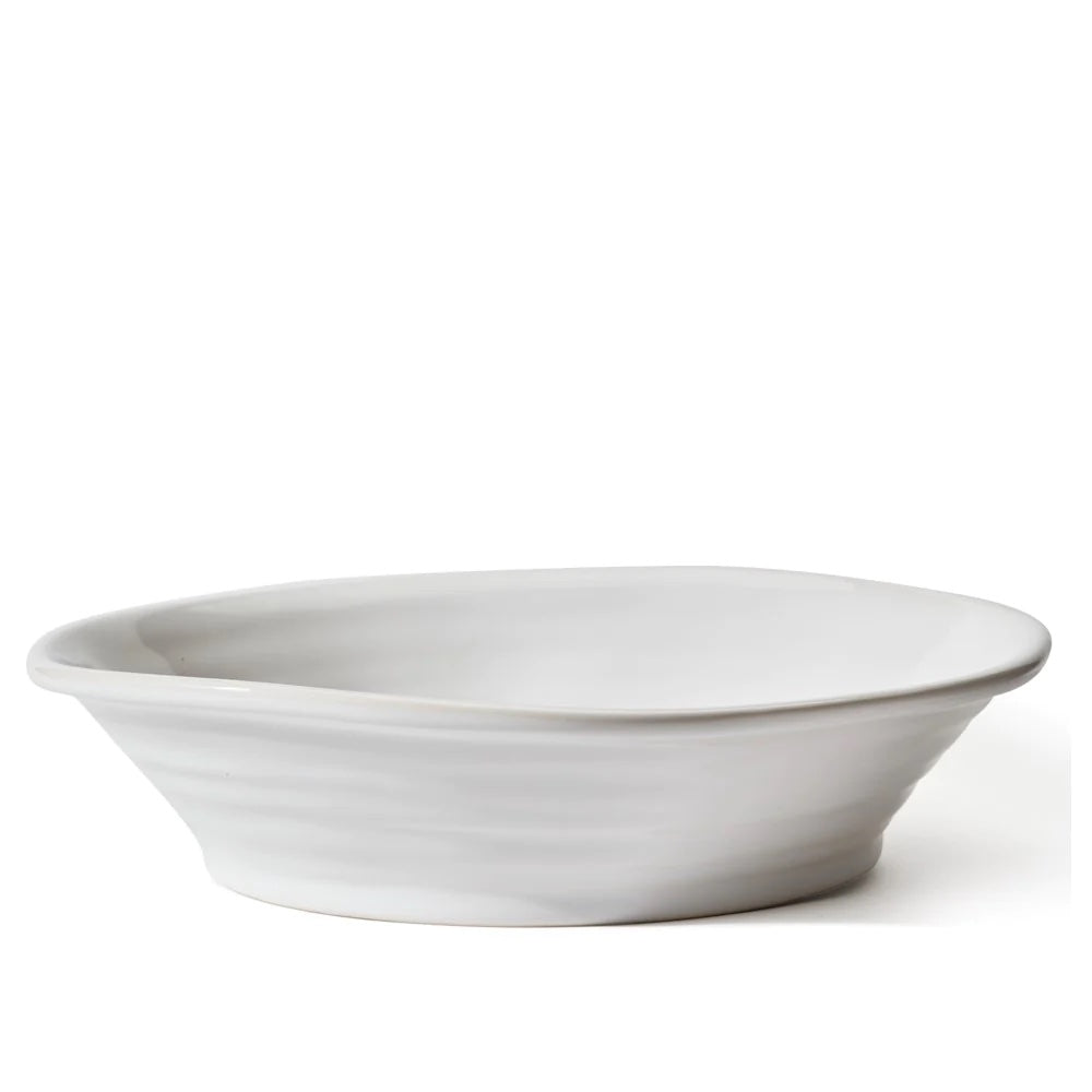 Skyros Designs Terra Stoneware Shallow Serving Bowl
