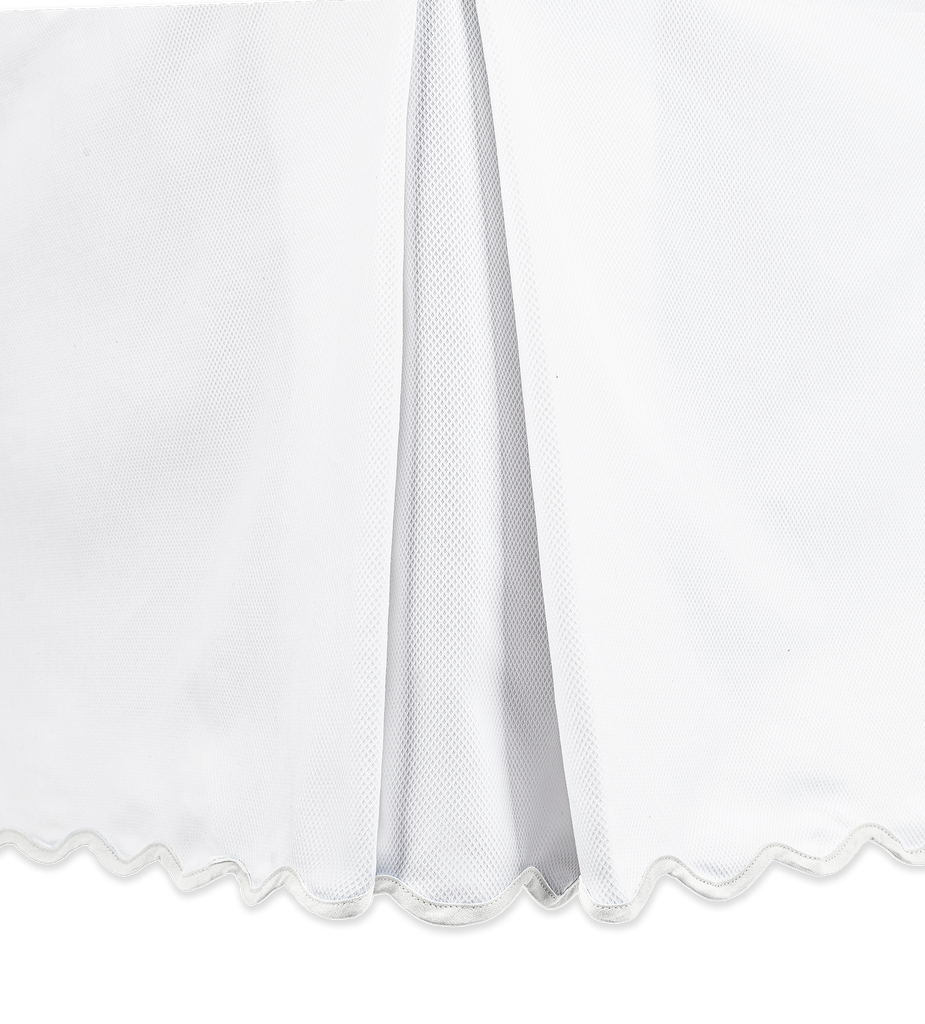 Matouk Camilla Pique Bedskirt White