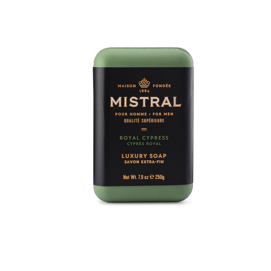 Mistral Royal Cypress Men's French Triple Milled Soap