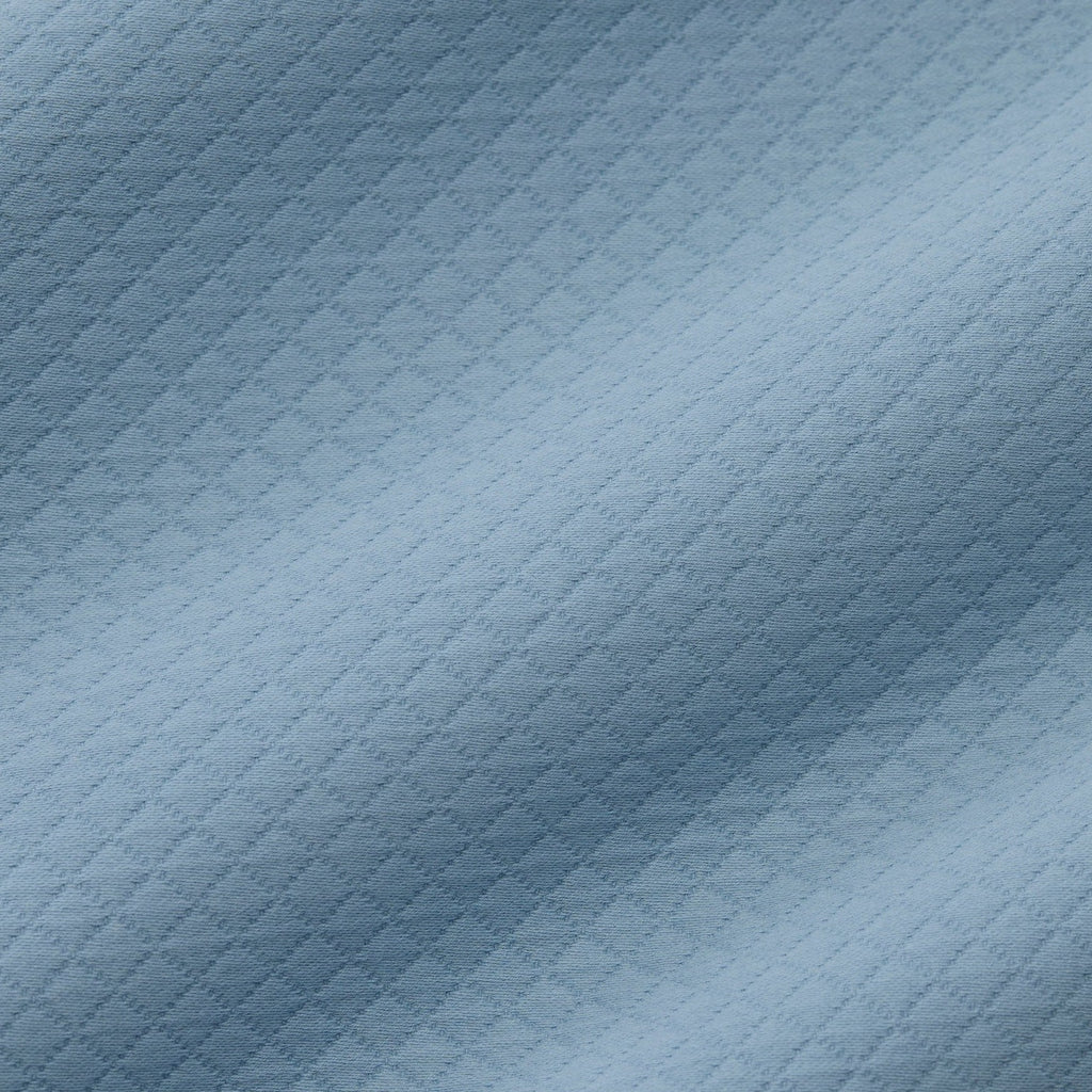 Sferra Fine Linens Rombo Coverlet + Shams Cotton Pique Matelasse Sea Blue