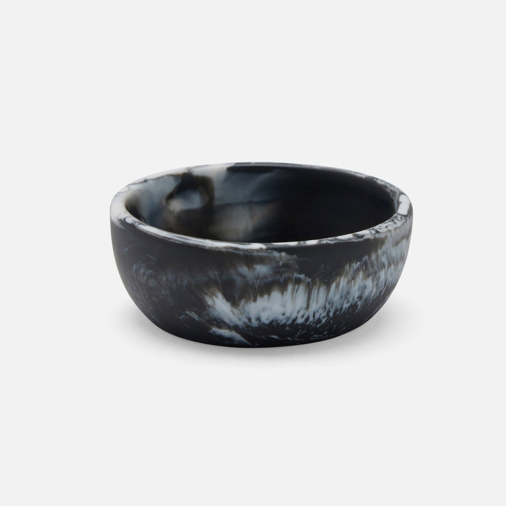 Hugo Swirled Resin Extra Small Serving Bowl in Black