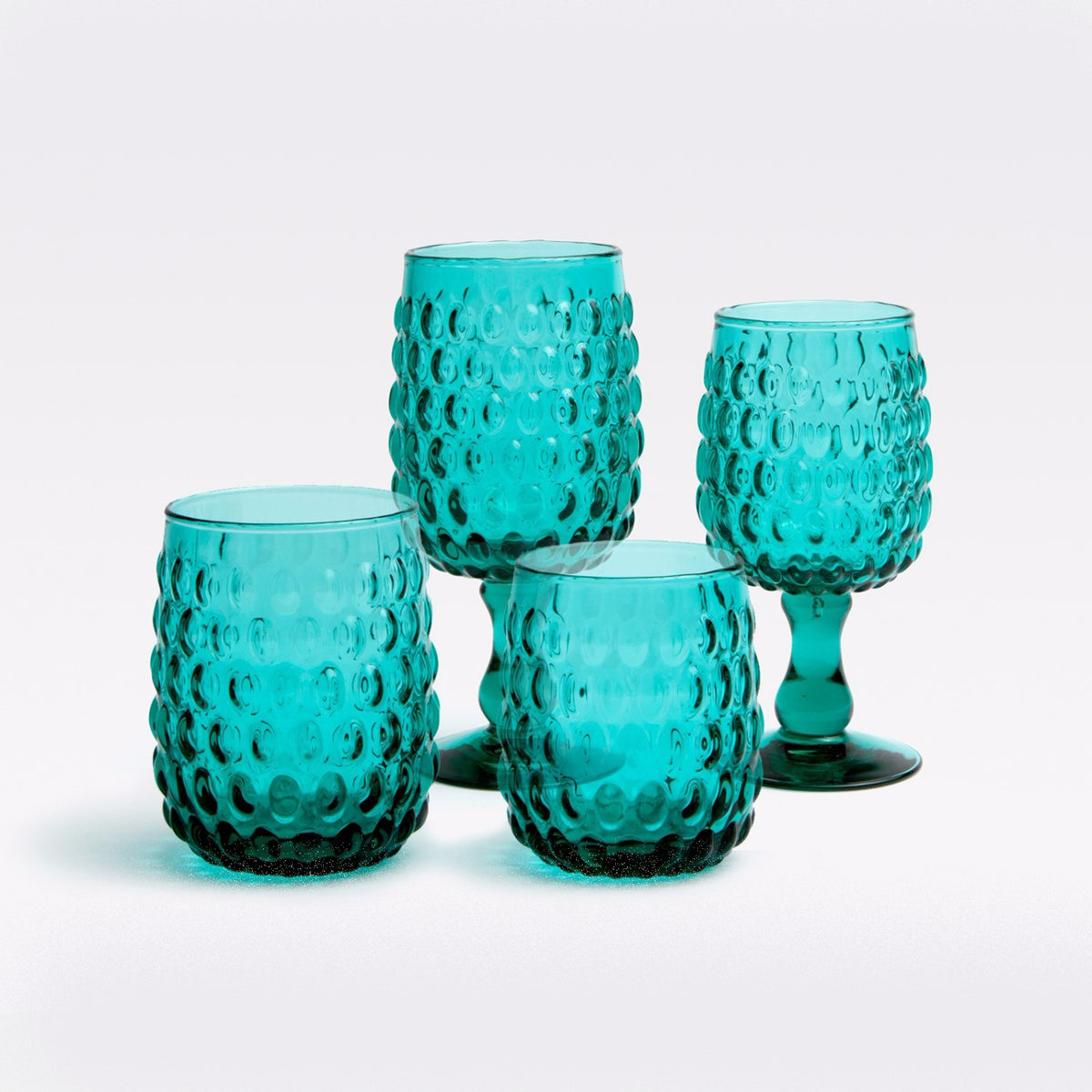 Blue Pheasant Claire Teal Glassware Set – The Picket Fence