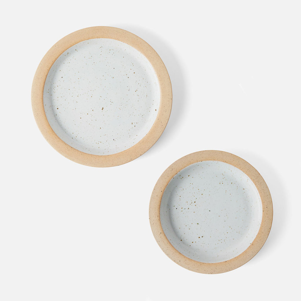 Blue Pheasant Rivka White Salt Glaze Round Serving Platter