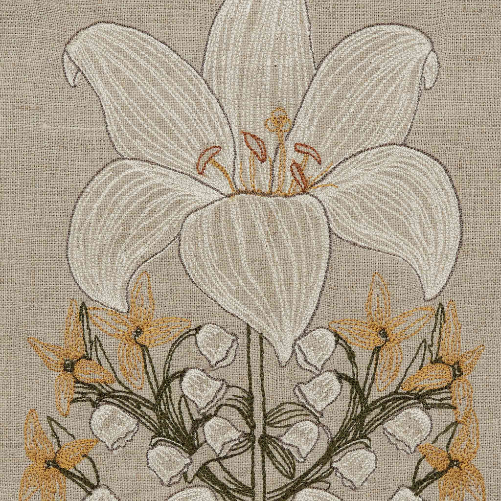 Coral & Tusk Lily Bouquet Tea Towel