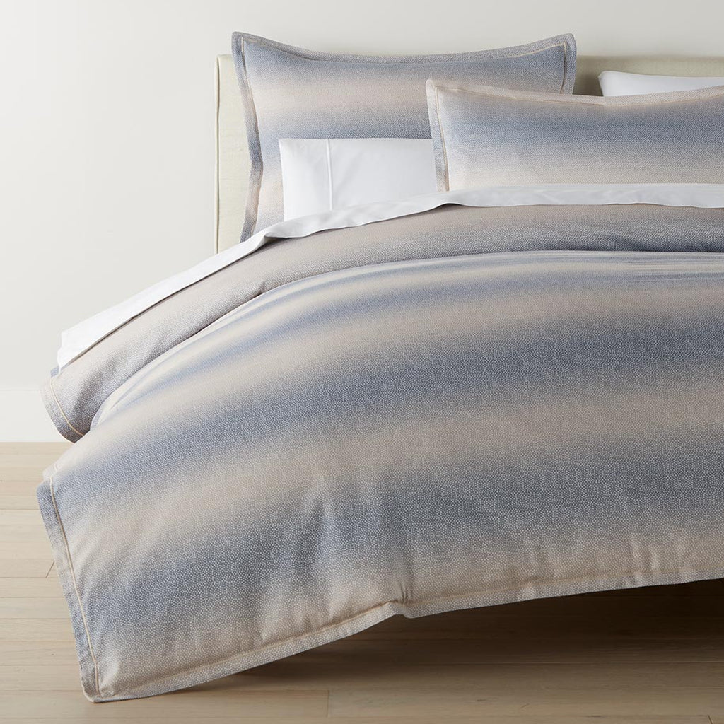 Peacock Alley Elena Duvet Cover with blue and neutral ombre design