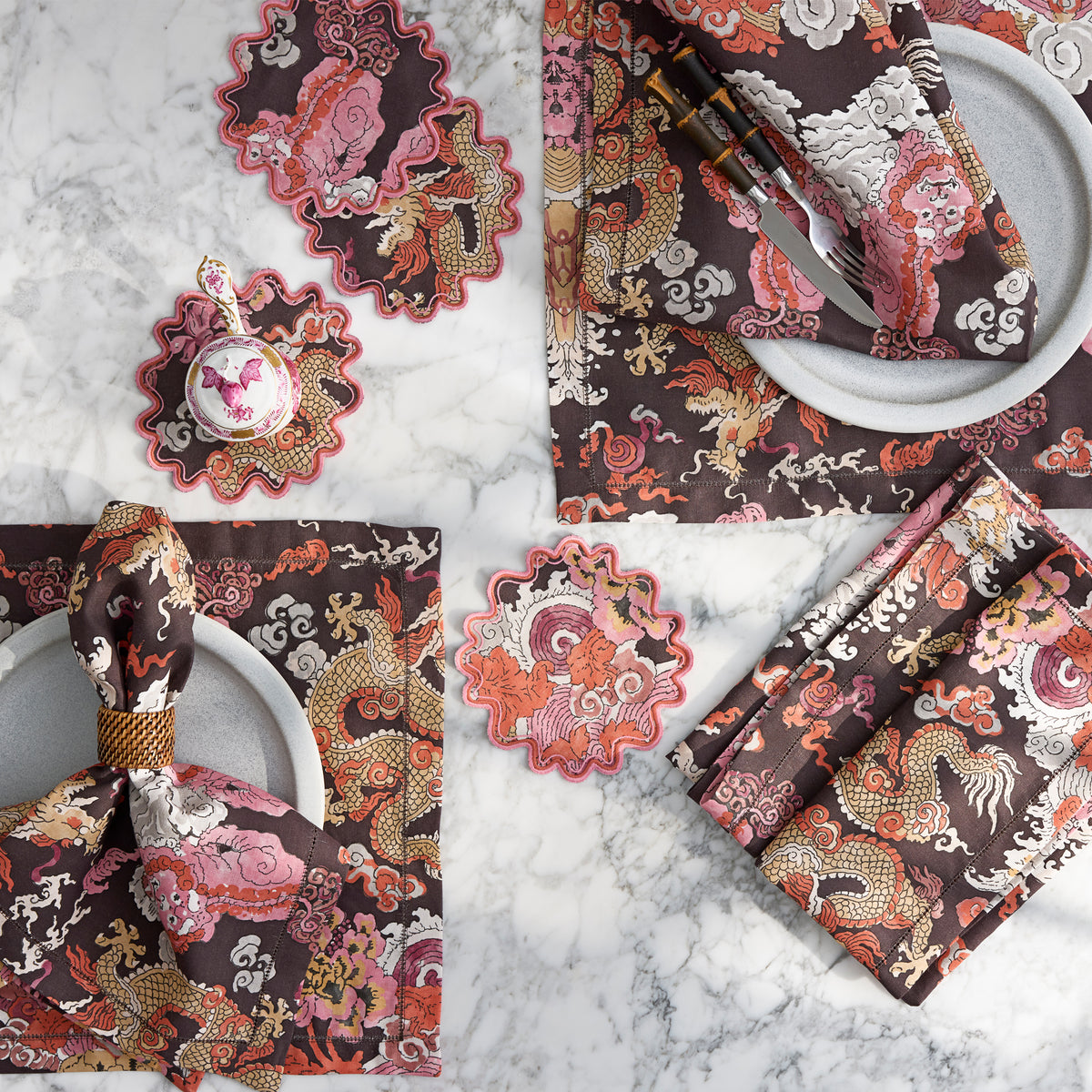 Matouk Schumacher Magic Mountain Napkins, Placemats + Tablecloths