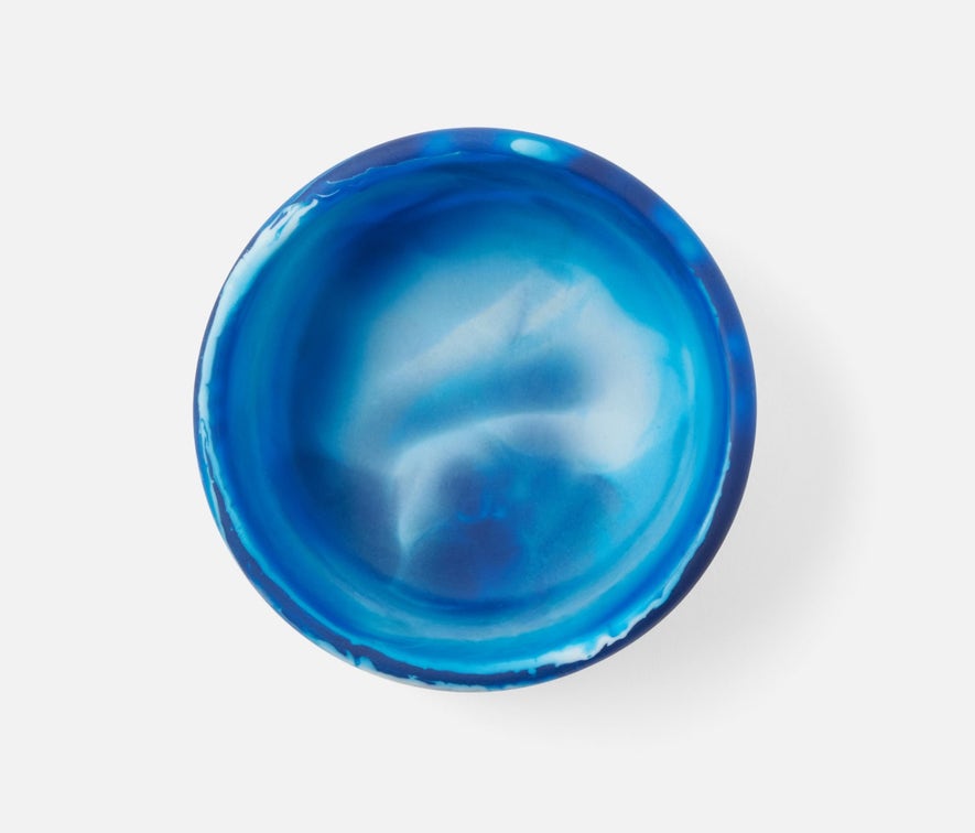 Hugo Blue Swirled Extra Small Serving Bowl