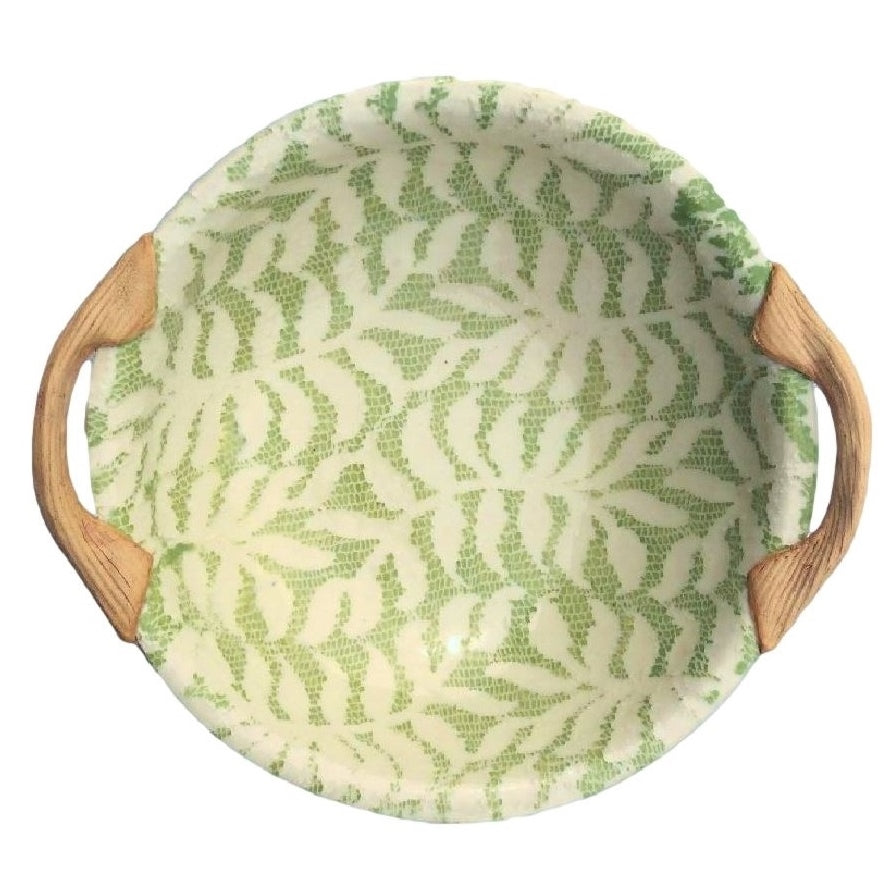 Terrafirma Ceramics 9" Veggie Bowl with Handles