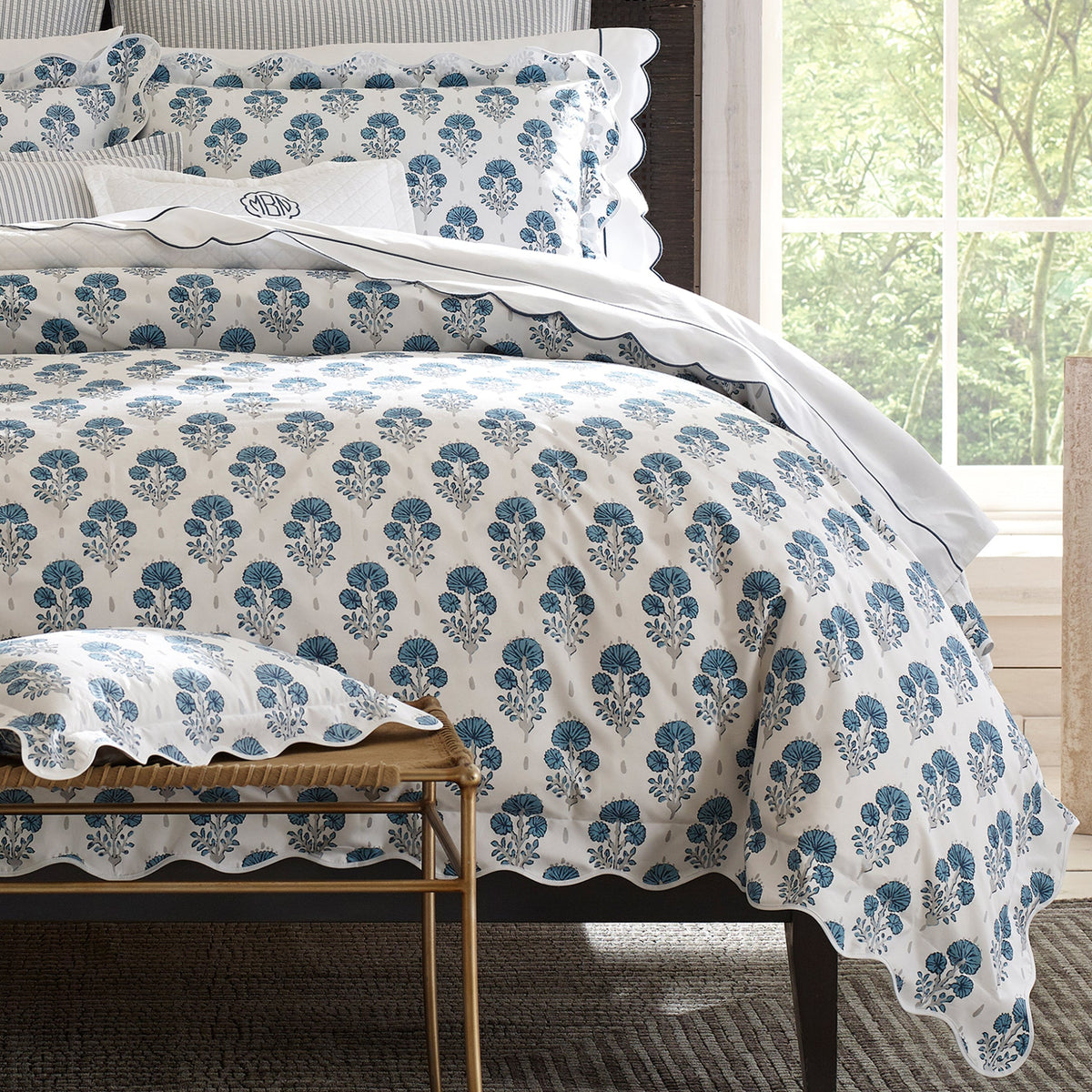 Lulu DK for Matouk Joplin Sheets, Duvet Covers + Shams The Picket