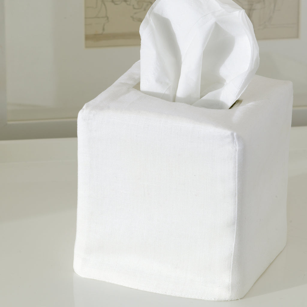Matouk Plain Tissue Box Cover