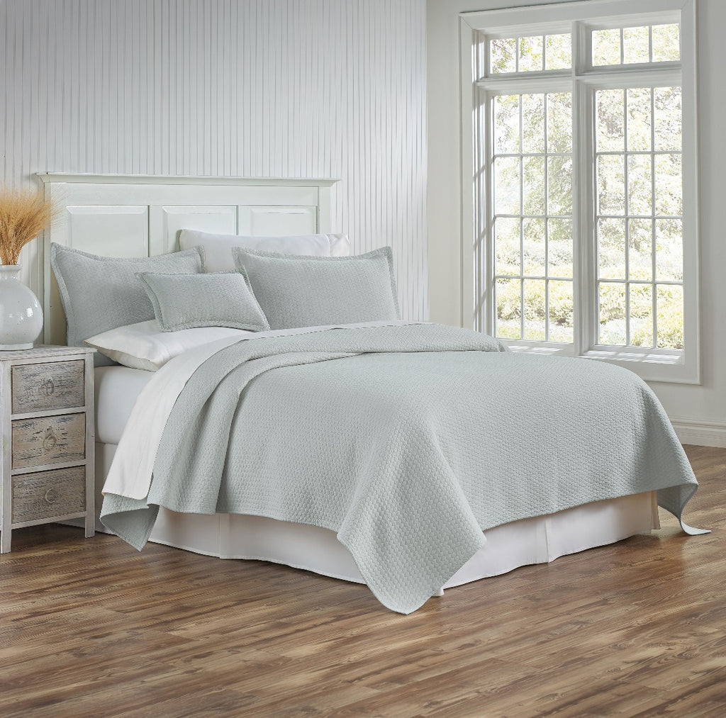 Traditions Linens Tracey Matelasse Coverlet & Shams