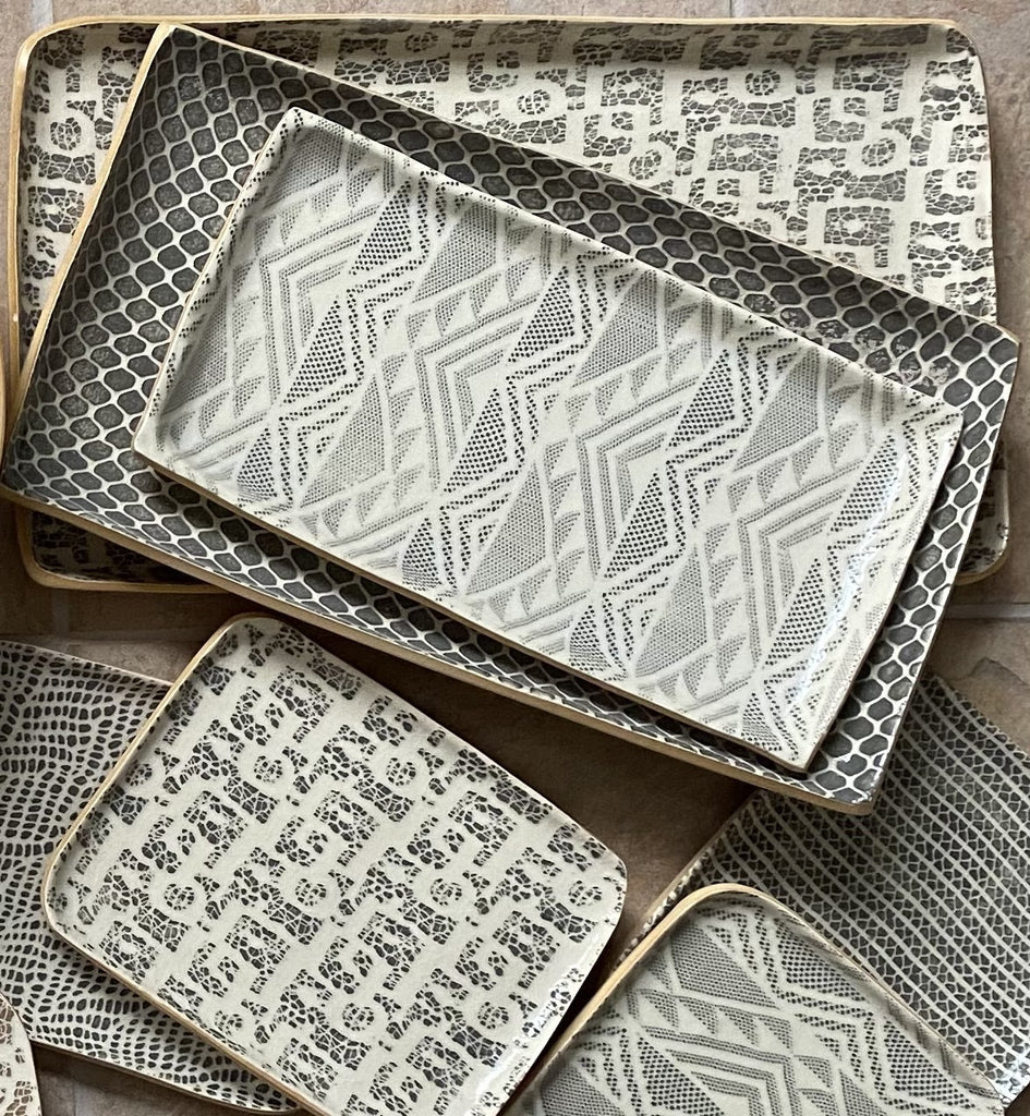 Terrafirma Ceramics Rectangle Stacking Trays