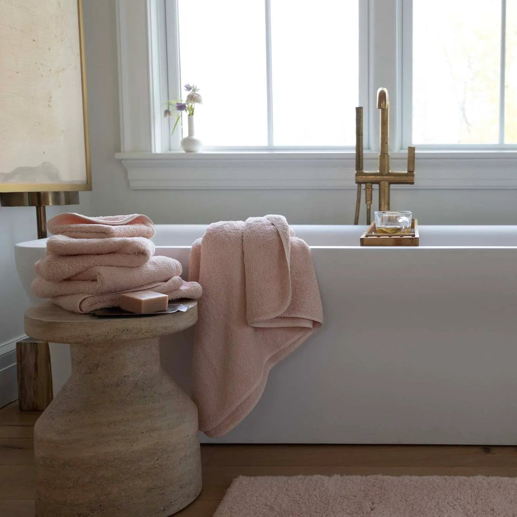 Scandia Home Indulgence Bath Towels in  Blossom Pink