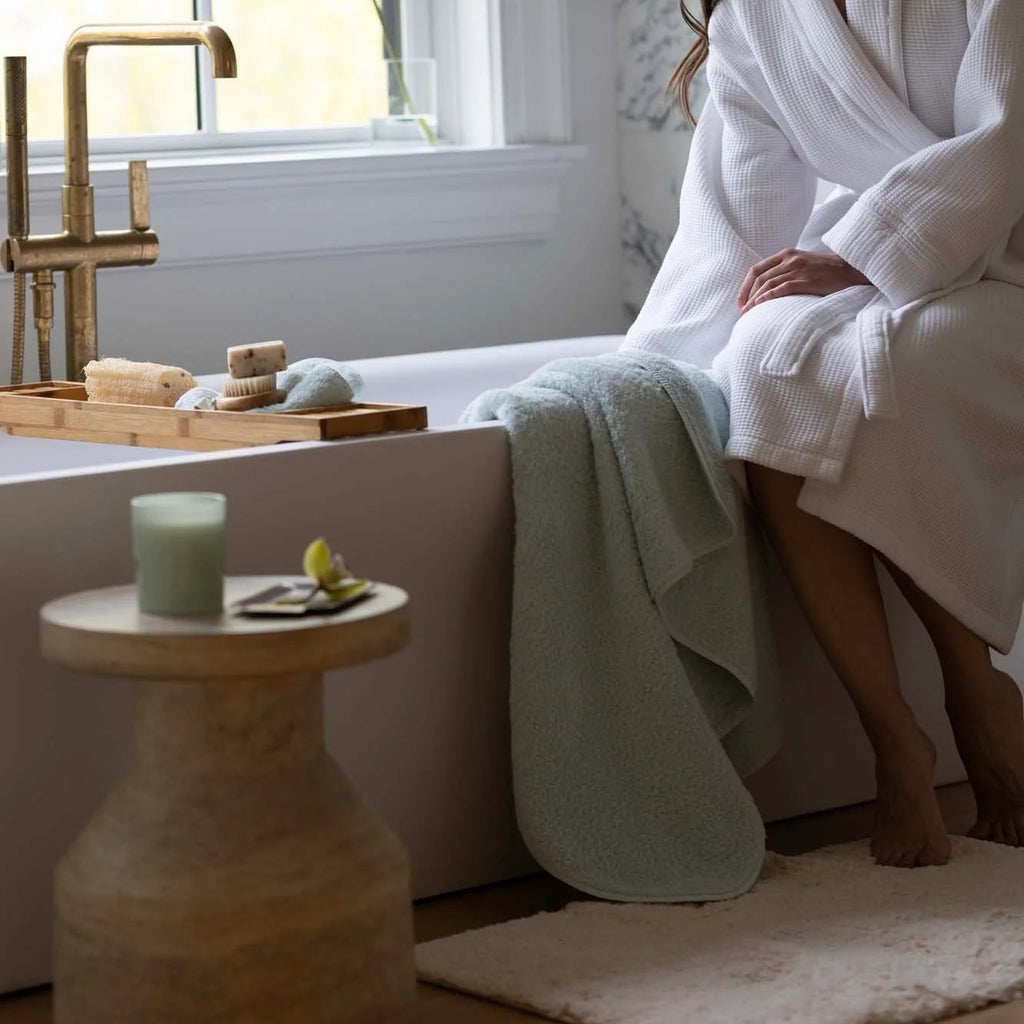 Scandia Home Indulgence Bath Towels in Glacier Bluee