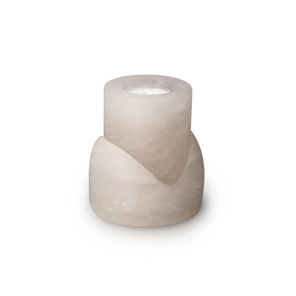Simon Pearce Manchester Tealight and Taper Candle Holder