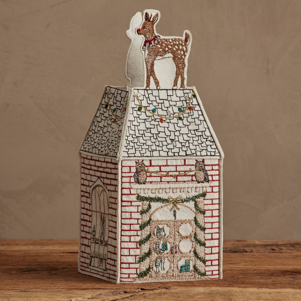 Coral and Tusk Home for the Holidays Tissue Box Cover