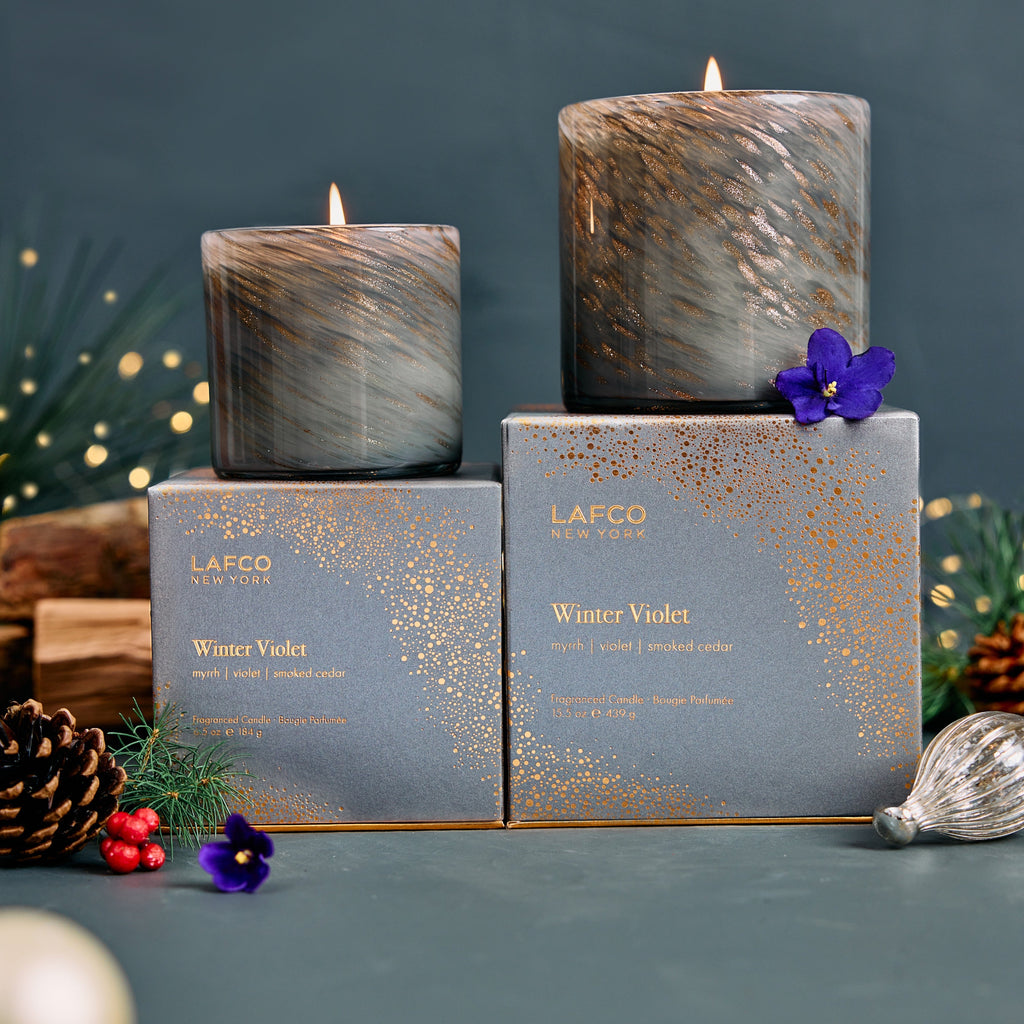 Lafco New York Winter Violet Candle