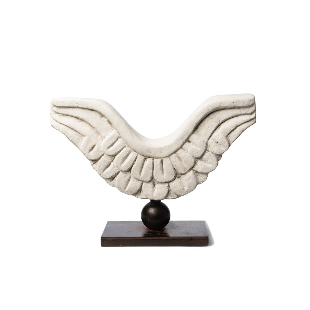 Jan Barboglio Ala de Paloma Stone Angel Wings Sculpture
