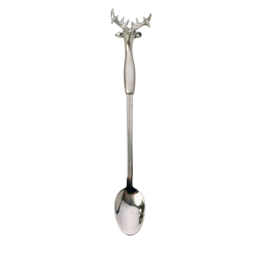 Arte Italica Stag Stainless and Pewter Appetizer Spoon