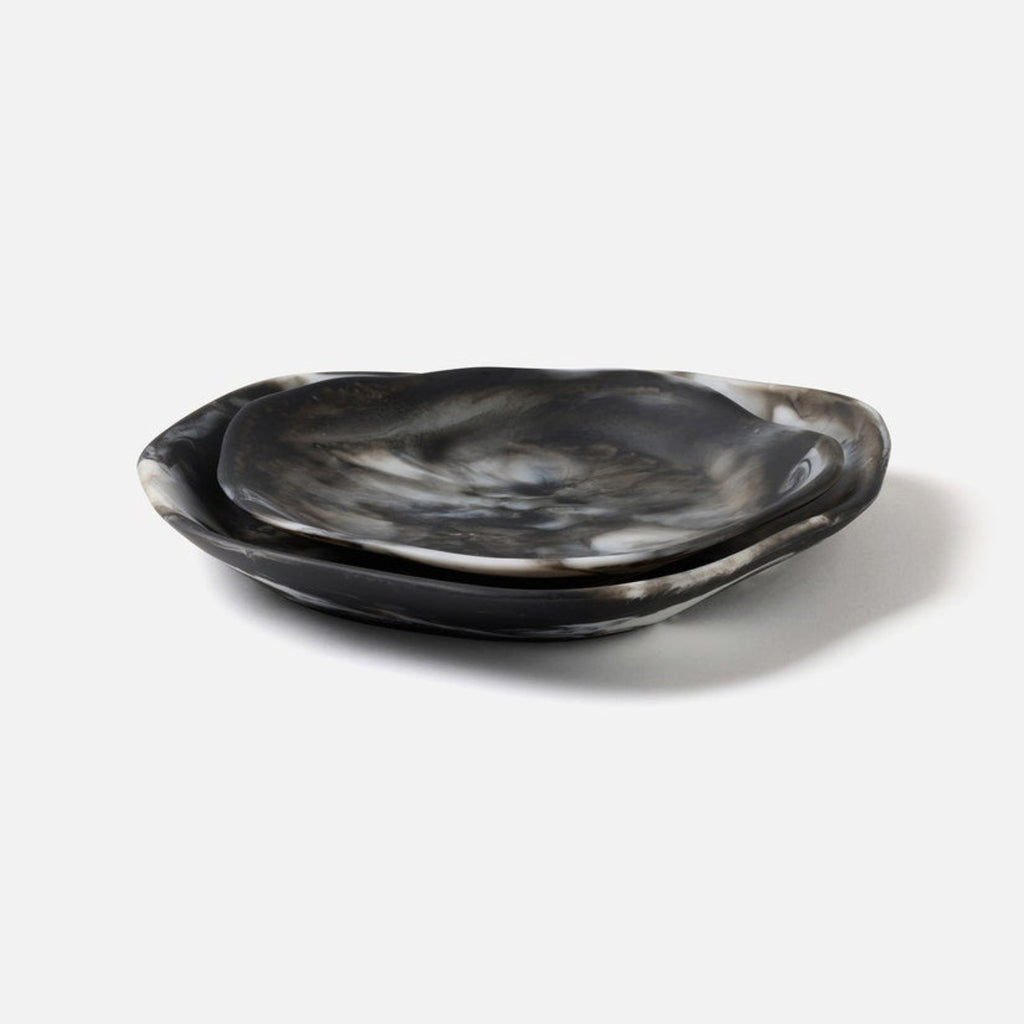 Beatrix Black Swirled Serving Trays