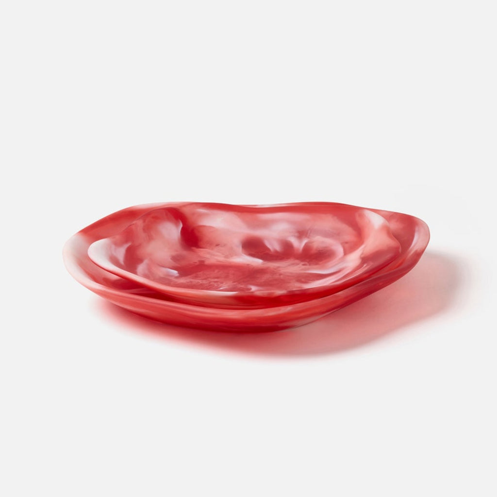 Beatrix Berry Swirled Serving Trays