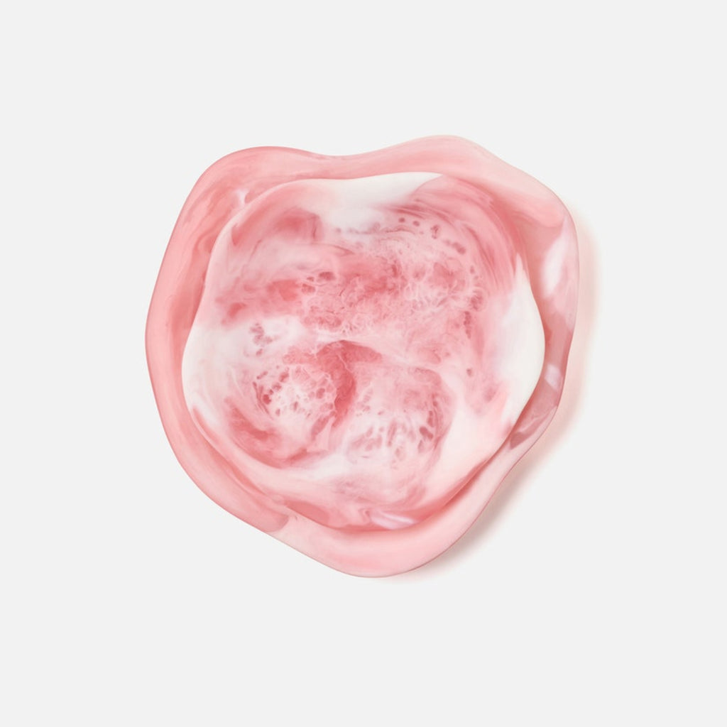 Beatrix Pink Swirled Serving Trays