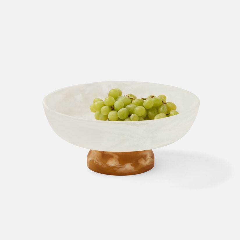 Benno White and Amber Fruit Bowl
