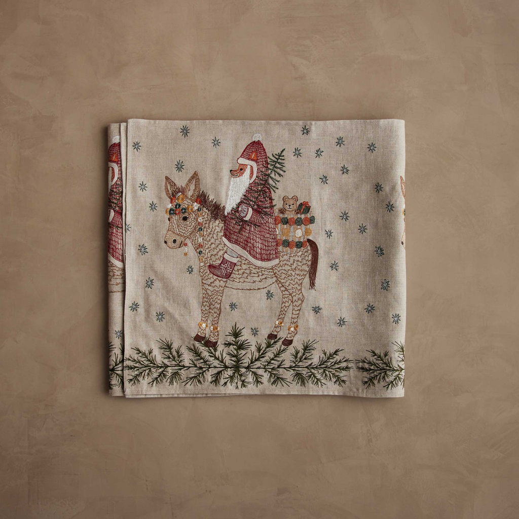 Coral & Tusk Christmas Donkey Table Runner