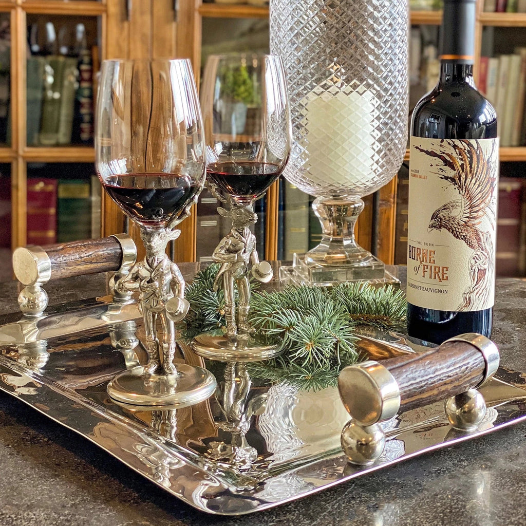 Vagabond House Gentleman Elk Wine Glass