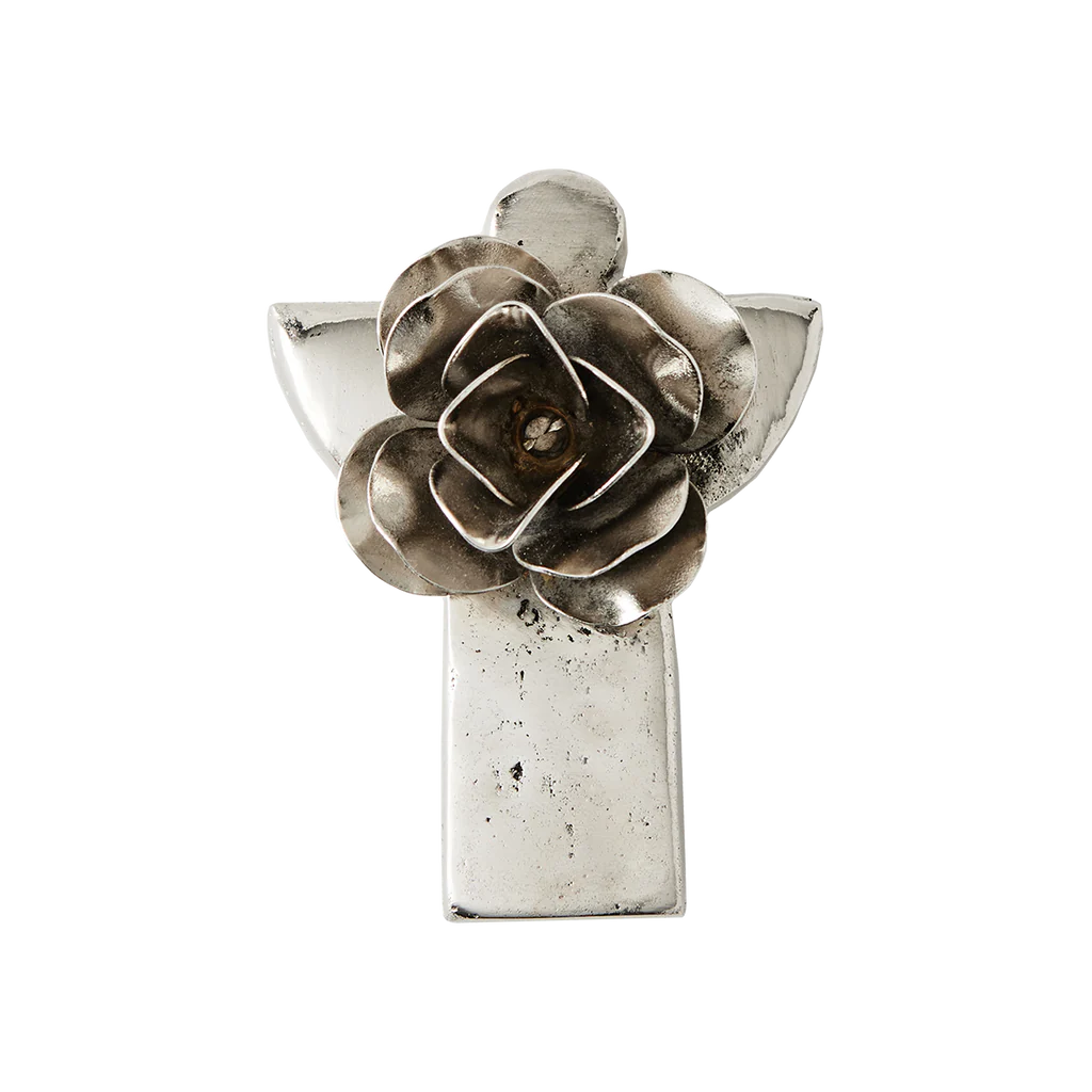 Jan Barboglio Nickel Angelito Kingdom Angel with Rose