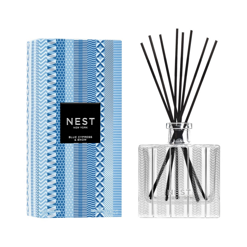 NEST New York Blue Cypress & Snow Reed Diffuser