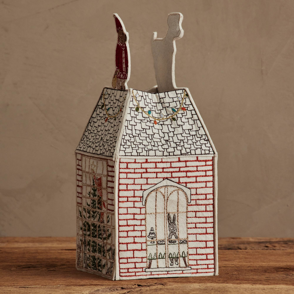 Coral and Tusk Home for the Holidays Tissue Box Cover