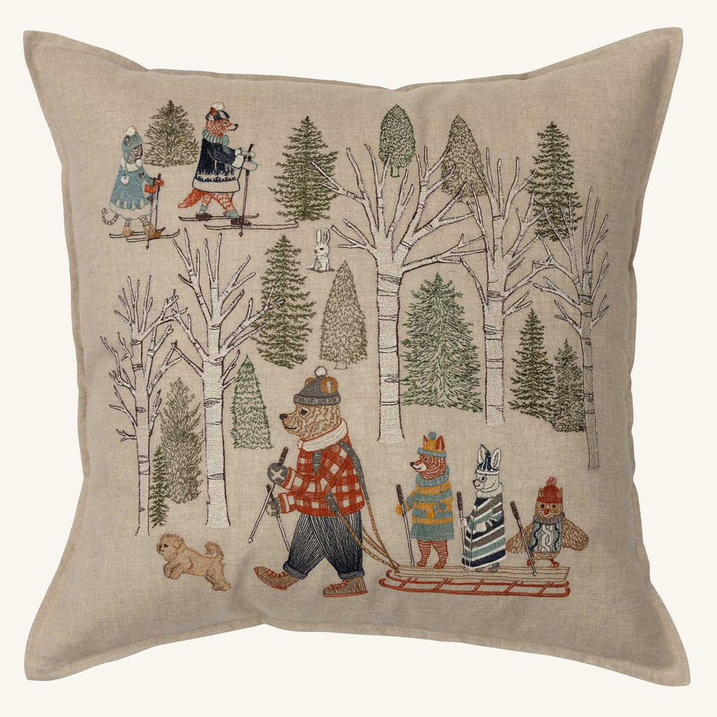 Coral and Tusk Winter Fun Pillow