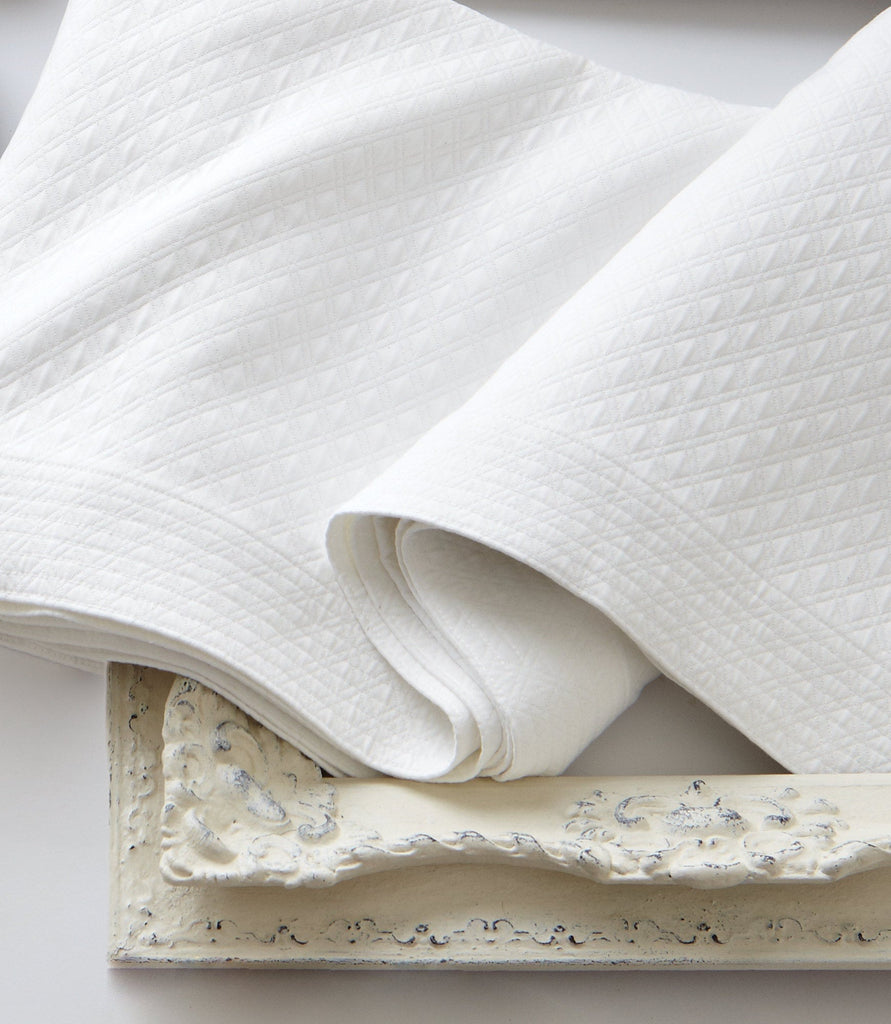 Peacock Alley Alyssa Cotton Matelassé Coverlets, Shams + Bed Skirts