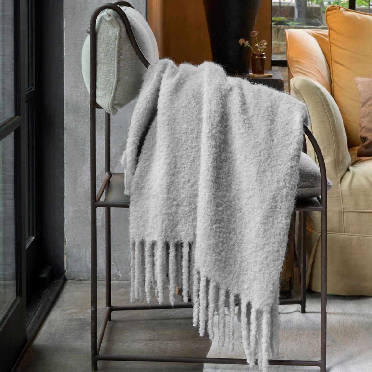 Matouk Poncho Suri Alpaca and Wool Blend Throw – The Picket Fence
