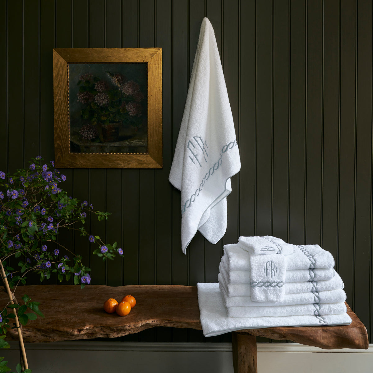 Matouk Classic Chain Hand Towel – The Picket Fence