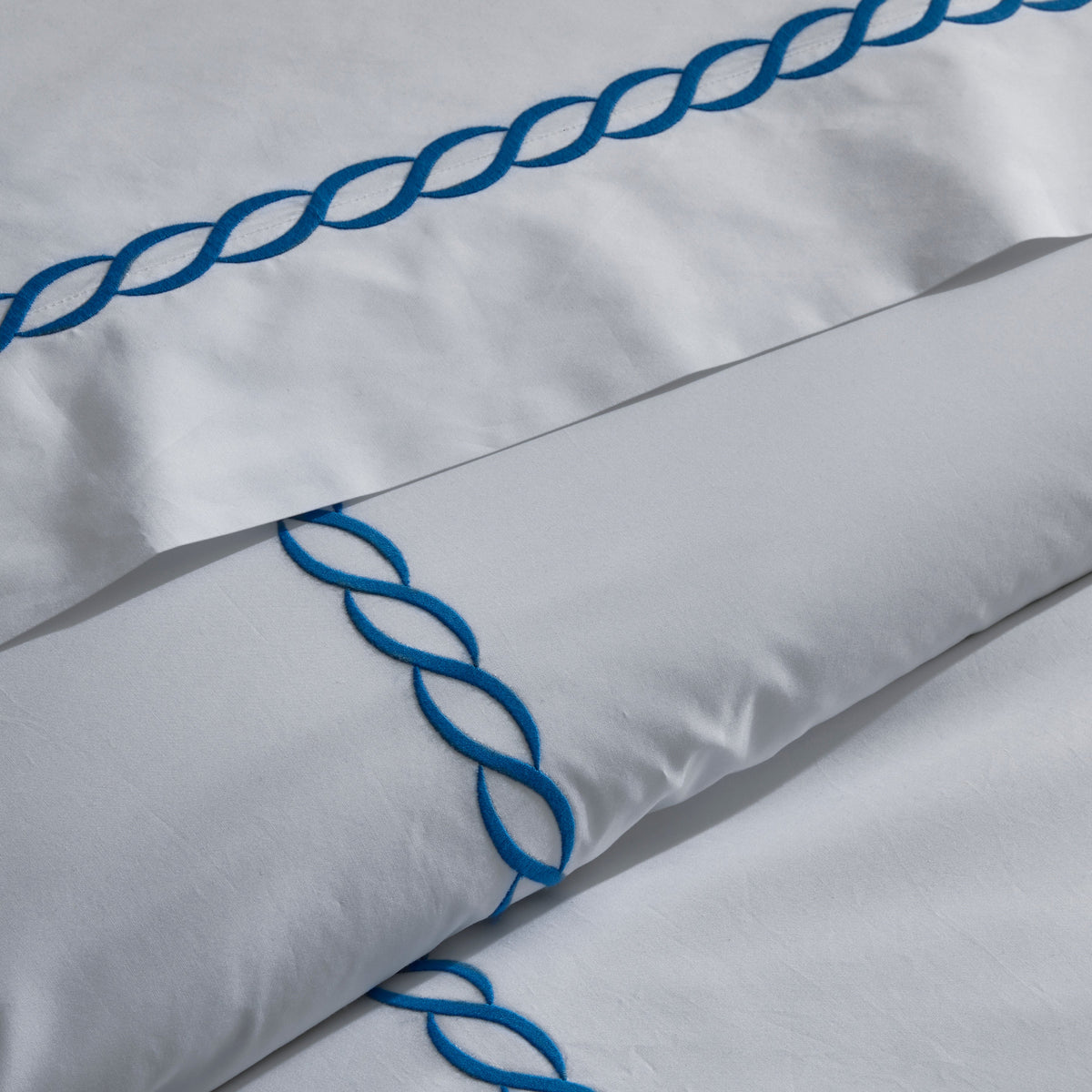 Matouk Classic Chain (Ceylon) 520 Thread Count Cotton Fitted Sheet ...