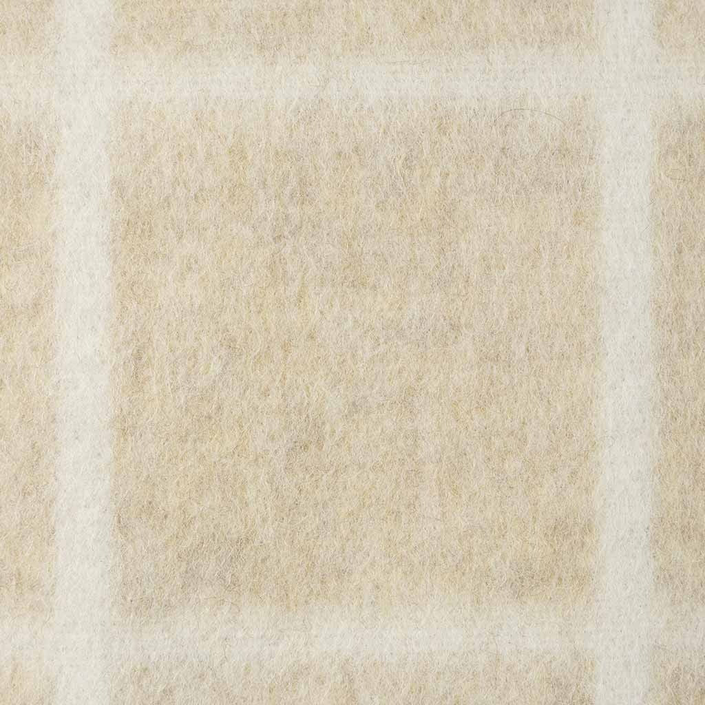 Blacksaw Umi Heirloom Throw Pillow in Shoji/Ivory Grid