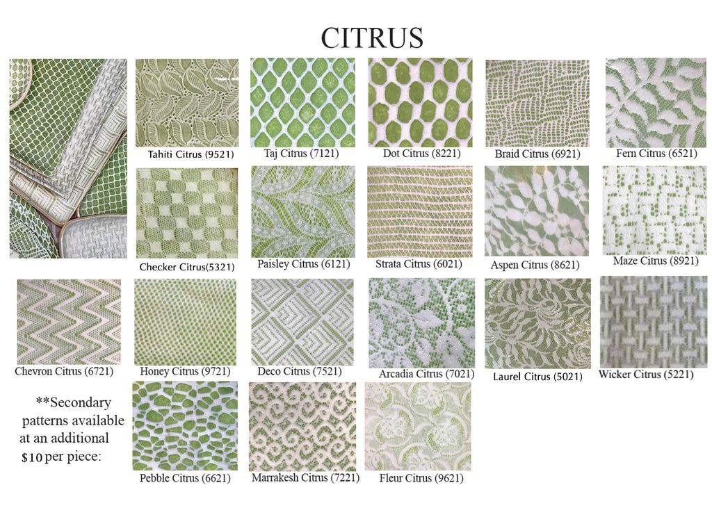 Terrafirma Ceramics Citrus Pattern Chart