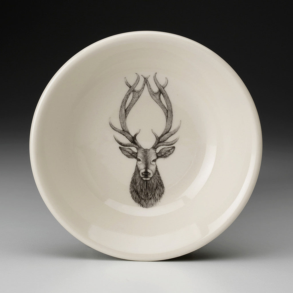 Laura Zindel Sauce Bowl: Red Stag