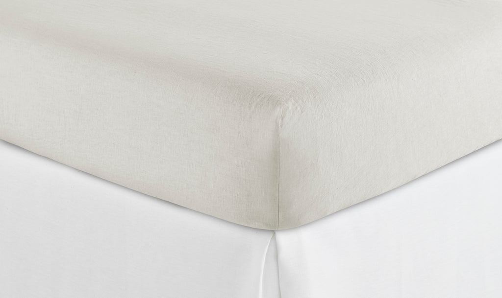 European Washed Linen Fitted Sheet