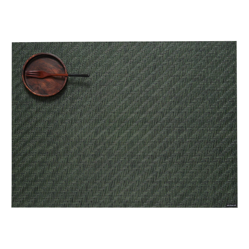 Chilewich Foxtail Rectangular Placemat in Thyme Green