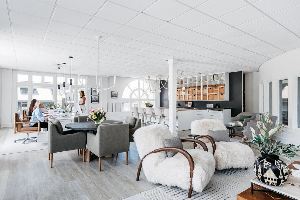 The Picket Fence Interior Design Remodeled Office in Ketchum, Idaho