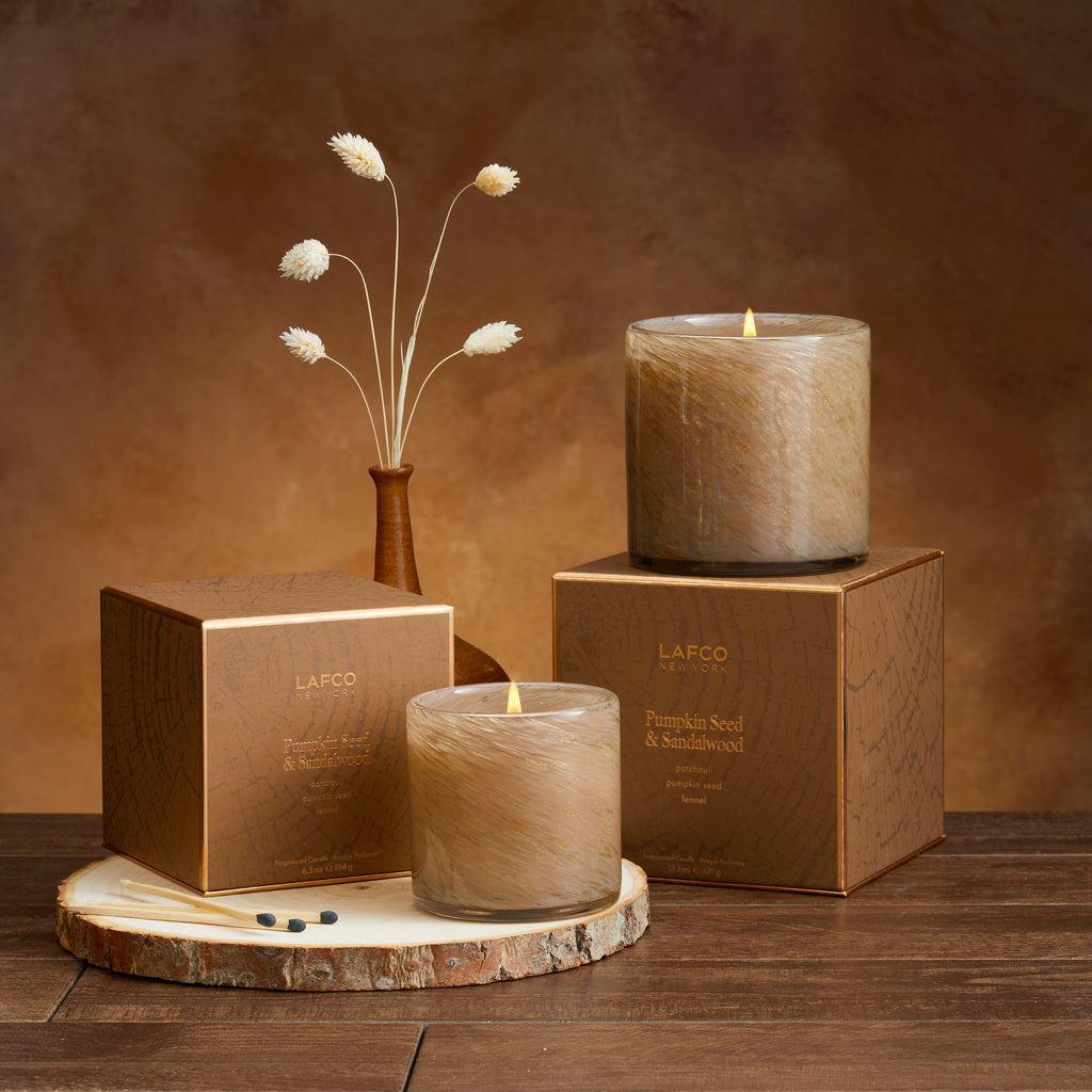 Lafco New York Pumpkin Seed & Sandalwood Candle