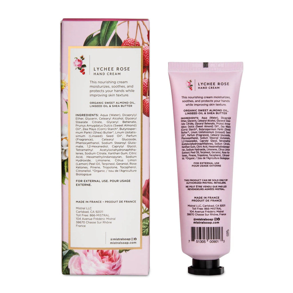 Mistral Luxe Hand Cream Lychee Rose