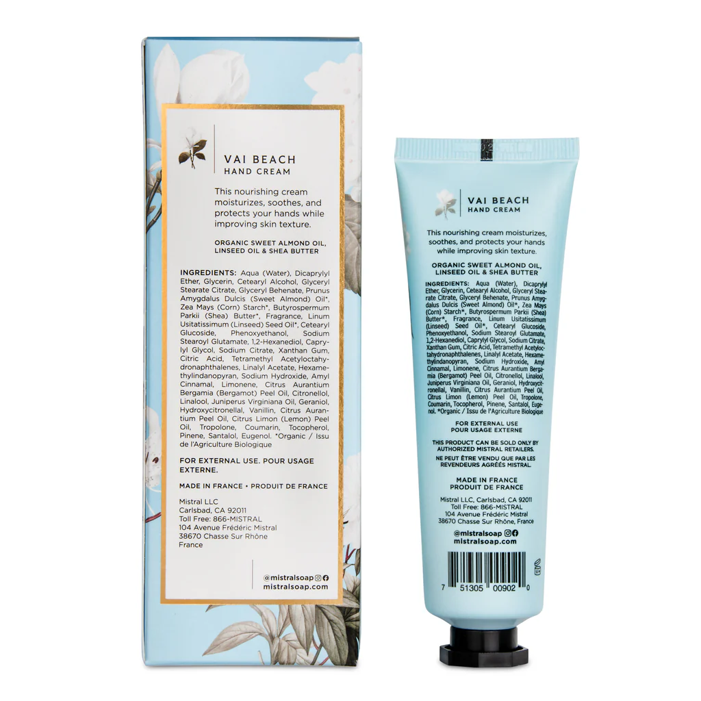 Mistral Luxe Hand Cream Vai Beach
