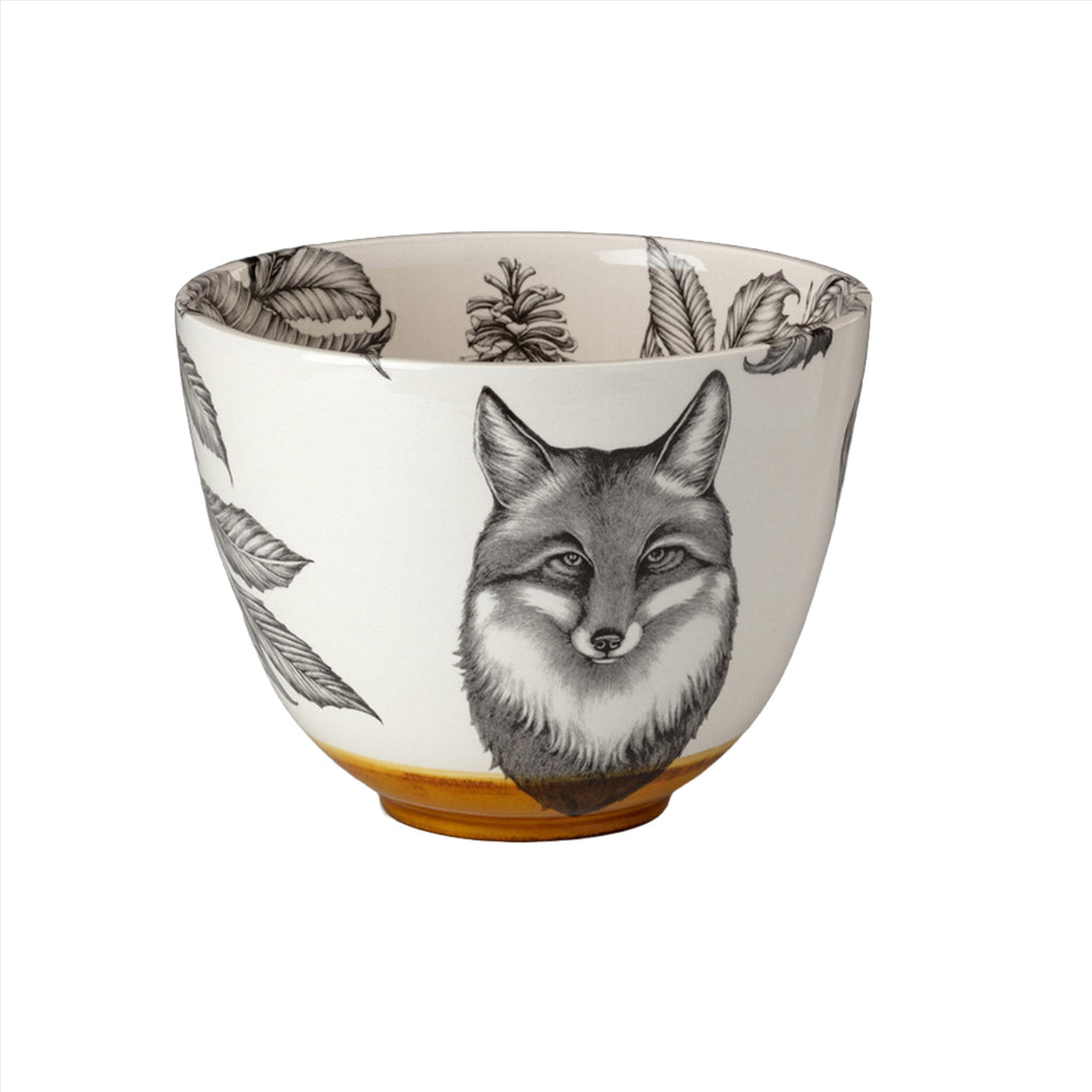 Medium Bowl: Fox Portrait