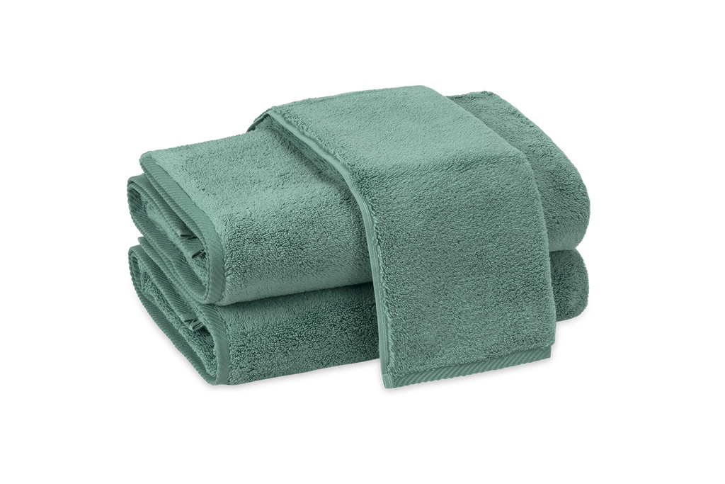 Matouk Milagro Towel in Jade Green